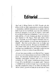Boletín Iberoamericano de Teatro para la Infancia y la Juventud, núm. 15 (noviembre-diciembre 1979). Editorial