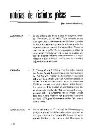 Boletín Iberoamericano de Teatro para la Infancia y la Juventud, núm. 15 (noviembre-diciembre 1979). Noticias de distintos países (por orden alfabético)
