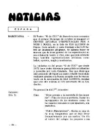 Boletín Iberoamericano de Teatro para la Infancia y la Juventud, núm. 20 (enero-marzo 1981). Noticias