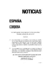 Boletín Iberoamericano de Teatro para la Infancia y la Juventud, núm. 24 (enero-marzo 1982). Noticias