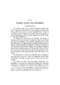 Cuadro de la Corte de España. (Continuación) [2]