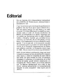 Boletín Iberoamericano de Teatro para la Infancia y la Juventud, núm. 27 (octubre-diciembre 1982). Editorial