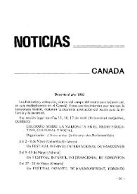 Boletín Iberoamericano de Teatro para la Infancia y la Juventud, núm. 30 (julio-septiembre 1983). Noticias