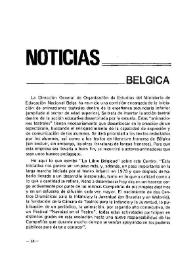 Boletín Iberoamericano de Teatro para la Infancia y la Juventud, núm. 35 (enero-marzo 1985). Noticias