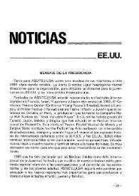 Boletín Iberoamericano de Teatro para la Infancia y la Juventud, núm. 38 (octubre-diciembre 1985 / enero-marzo 1986). Noticias