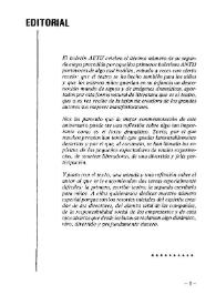 Boletín Informativo de la Asociación Española de Teatro para la Infancia y la Juventud, núm. 10. Editorial