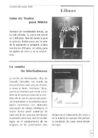Boletín Iberoamericano de Teatro para la Infancia y la Juventud, núm. 3 (octubre-diciembre 2001). Libros