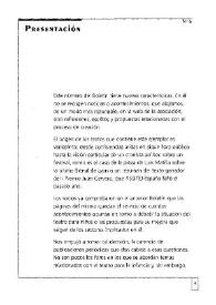 Boletín Iberoamericano de Teatro para la Infancia y la Juventud, núm. 6 (octubre-diciembre 2003). Presentación