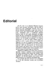 Boletín Iberoamericano de Teatro para la Infancia y la Juventud, núm. 39 (abril-diciembre 1986). Editorial