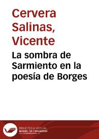 La sombra de Sarmiento en la poesía de Borges