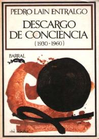 Descargo de conciencia (1930-1960)