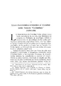 Unos documentos referentes al vicealmirante francés 