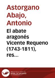 El abate aragonés Vicente Requeno (1743-1811), restaurador de artes grecolatinas : el encausto