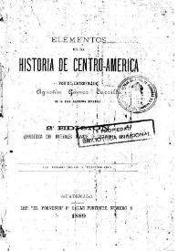 Elementos de la historia de Centro-América