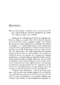 Boletín de la Real Academia de la Historia, tomo 106, cuaderno I (abril-junio 1935). Bibliografía