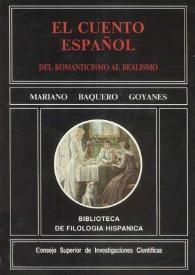 El cuento español : del Romanticismo al Realismo