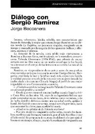 Diálogo con Sergio Ramírez