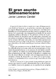 El gran asunto latinoamericano