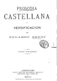Prosodia castellana y versificación