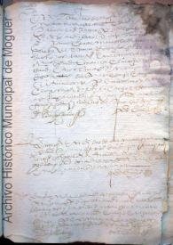 Declaración de Felipe Godínez. Moguer, 1612, enero, 22