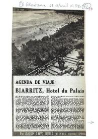 Agenda de viaje : Biarritz, el Hotel du Palais