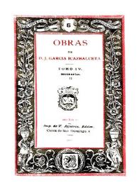 Obras de D. J. García Icazbalceta. Tomo 4. Biografías. Vol. 2
