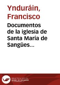 Documentos de la iglesia de Santa María de Sangüesa (siglos XIV y XV). Estudio lingüístico