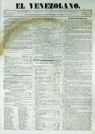 El Venezolano. Núm. 7, lunes 28 de setiembre de 1840
