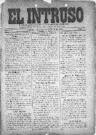 El intruso. Bi-Semanario Joco-serio netamente independiente. Tomo I, núm. 6, jueves 10 de febrero de 1921