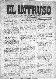 El intruso. Bi-Semanario Joco-serio netamente independiente. Tomo I, núm. 7, domingo 13 de febrero de 1921