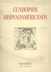 Cuadernos Hispanoamericanos. Núm. 4, julio-agosto 1948