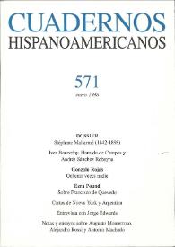 Cuadernos Hispanoamericanos. Núm. 571, enero 1998
