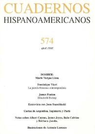 Cuadernos Hispanoamericanos. Núm. 574, abril 1998