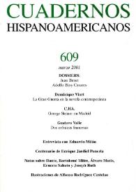 Cuadernos Hispanoamericanos. Núm. 609, marzo 2001