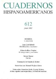 Cuadernos Hispanoamericanos. Núm. 612, junio 2001