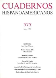 Cuadernos Hispanoamericanos. Núm. 575, mayo 1998