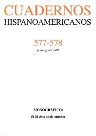 Cuadernos Hispanoamericanos. Núm. 577-578, julio-agosto 1998
