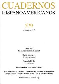 Cuadernos Hispanoamericanos. Núm. 579, septiembre 1998