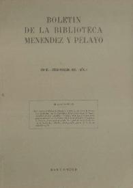 Boletín de la Biblioteca de Menéndez Pelayo. 1921