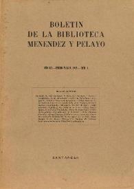 Boletín de la Biblioteca de Menéndez Pelayo. 1925