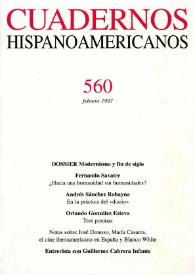Cuadernos Hispanoamericanos. Núm. 560, febrero 1997