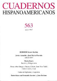 Cuadernos Hispanoamericanos. Núm. 563, mayo 1997