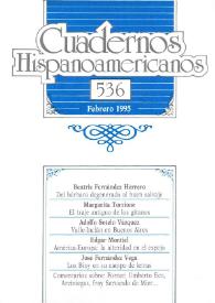 Cuadernos Hispanoamericanos. Núm. 536, febrero 1995