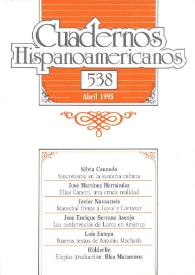 Cuadernos Hispanoamericanos. Núm. 538, abril 1995