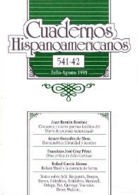 Cuadernos Hispanoamericanos. Núm. 541-542, julio-agosto 1995
