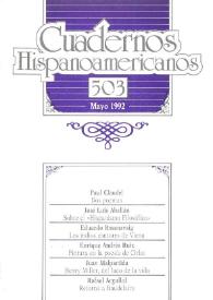 Cuadernos Hispanoamericanos. Núm. 503, mayo 1992