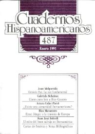 Cuadernos Hispanoamericanos. Núm. 487, enero 1991