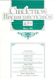 Cuadernos Hispanoamericanos. Núm. 489, marzo 1991