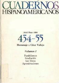 Cuadernos Hispanoamericanos. Núm. 454-455, abril-mayo 1988