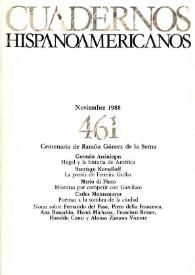 Cuadernos Hispanoamericanos. Núm. 461, noviembre 1988